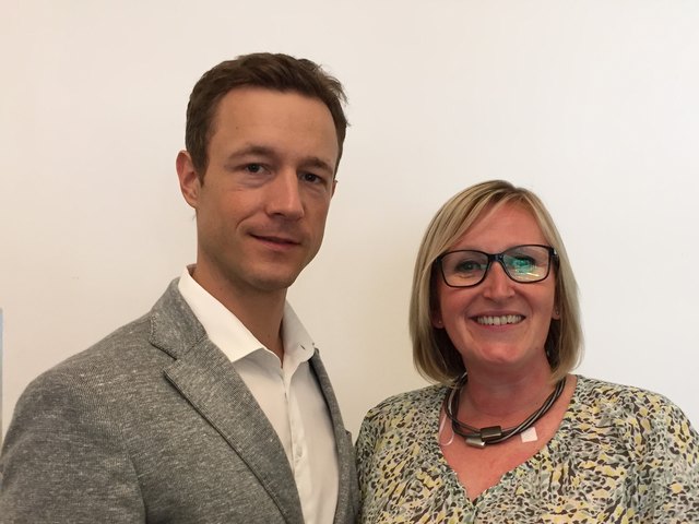 ÖVP-Generalsekretär Gernot Blümel mit GGR Manuela Dundler-Strasser | Foto: privat