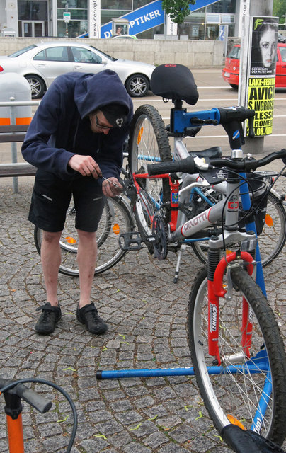 Lassen Sie Ihr Bike bei der Radrettung durch-checken. | Foto: Grüne 11