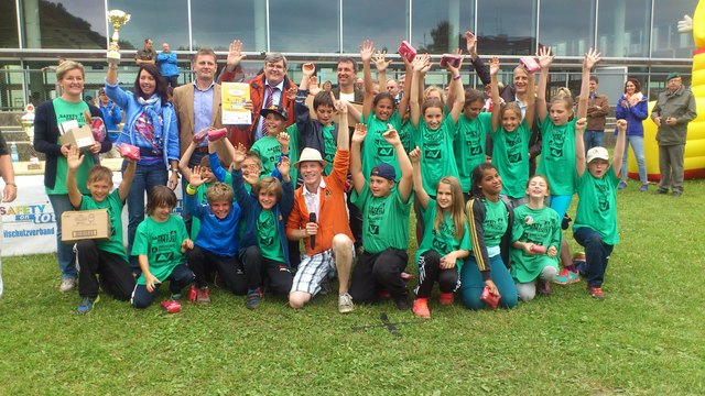Die Schulen aus Saalfelden und Piding haben die Sicherheits-Olympiade gewonnen. | Foto: EuRegio