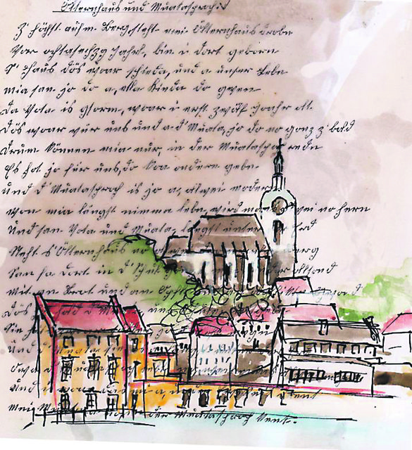 Tuschzeichnung von Christine Dörfel | Foto: Christine Dörfel