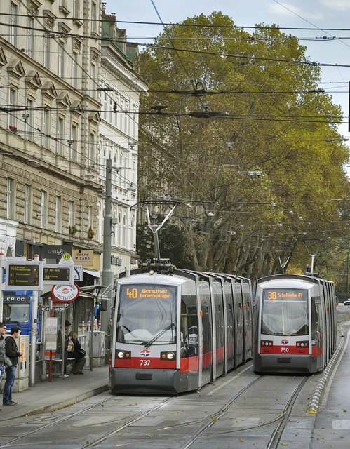 Die Straßenbahnkreuzung Währinger Straße/Spitalgasse/Nussdorfer Straße wird bis 16. August komplett erneuert. | Foto: Wiener Linien