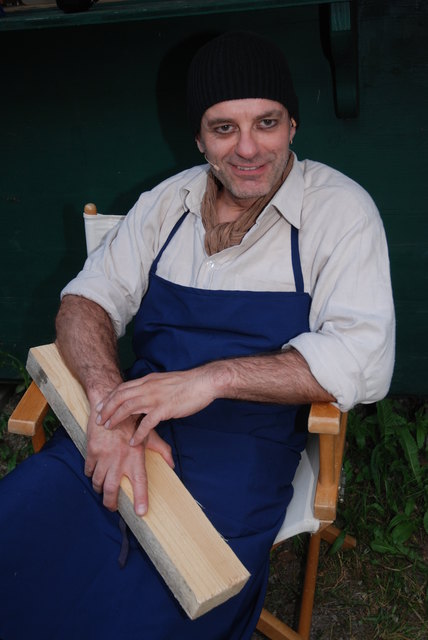 Raoul Rubess in der Doppelrolle als Handwerker und Thisbe.