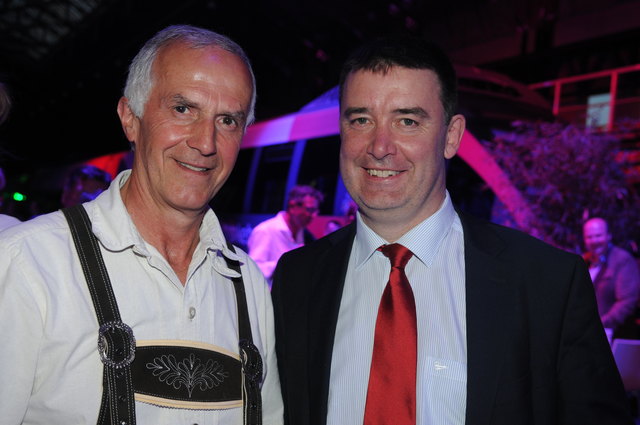 EuRegio-Präsident Bgm. Johann Hutzinger mit dem GF des Gemeindebundes, Martin Huber