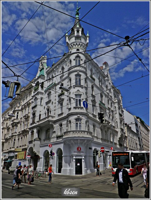Ginzelmayer-Hof Bj.1904 Strozzigasse 1 Identanschriften Lerchenfelderstraße 42
