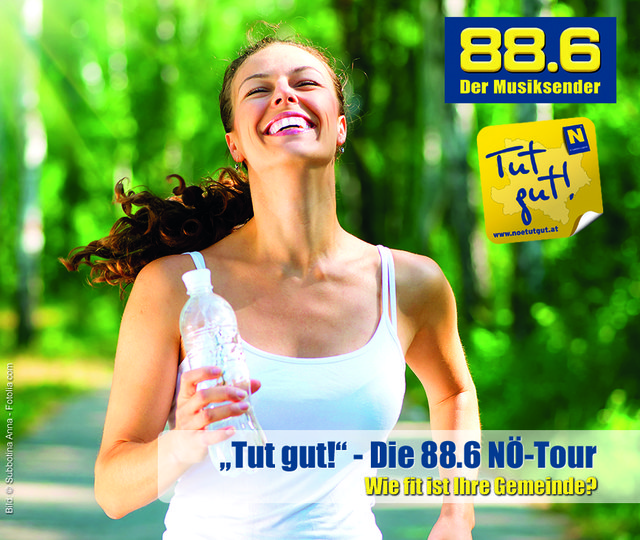 "Tut gut" - Die 88.6 Niederösterreich-Tour ist erneut unterwegs! | Foto: Subbotina Anna - Fotolia.com