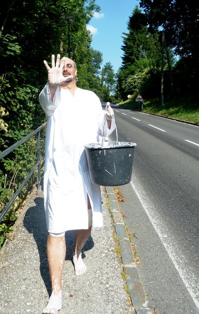 "Spurenleger" Niki Meixner in Aktion