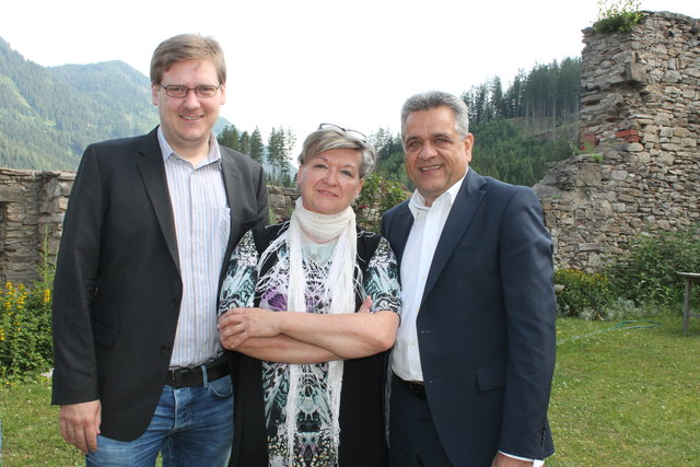 Josef Pepper, Irmgard Lechner-Pirker und Gerhrad Mock hätten gern mehr Betten