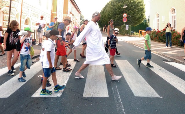 Wandervernissage begleitet von Niki Meixner und Lado Jakša