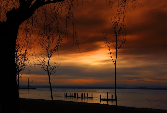Abendstimmung am Neusiedlersee