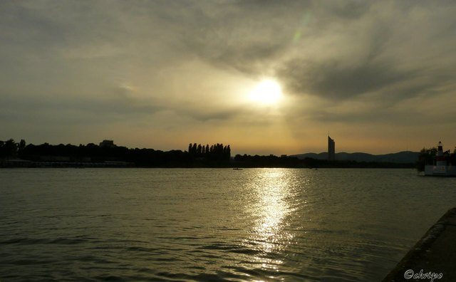 Auf der Donauinsel in Wien