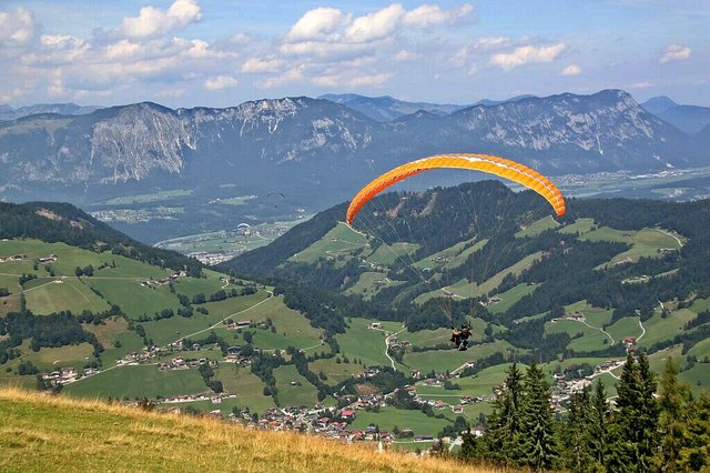 Das Markbachjoch in der Wildschönau im Ortsteil Niederau.