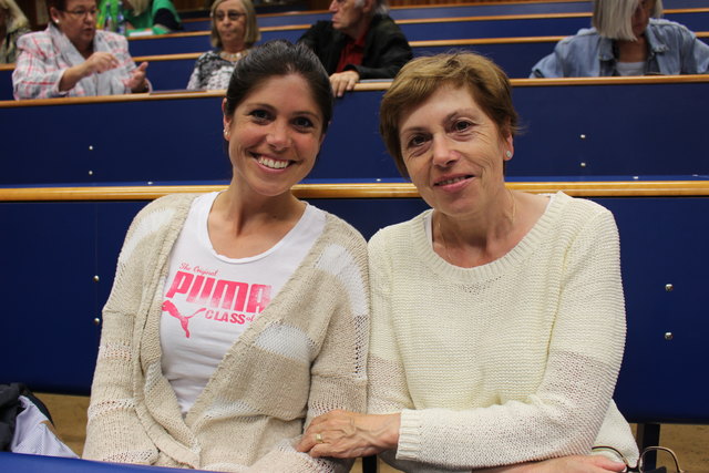 Sind gespannt auf den Vortrag: Eva und Lisa-Maria Grießer