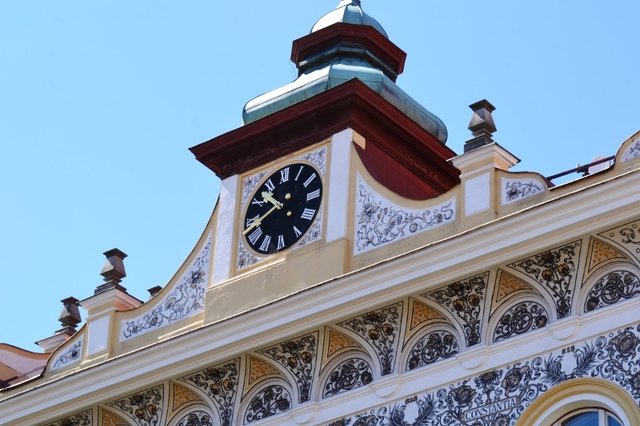 Giebelgestaltung des Gymnasiums