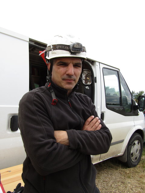 Mario Fuchs, der schwindelfreie Windrad Monteur