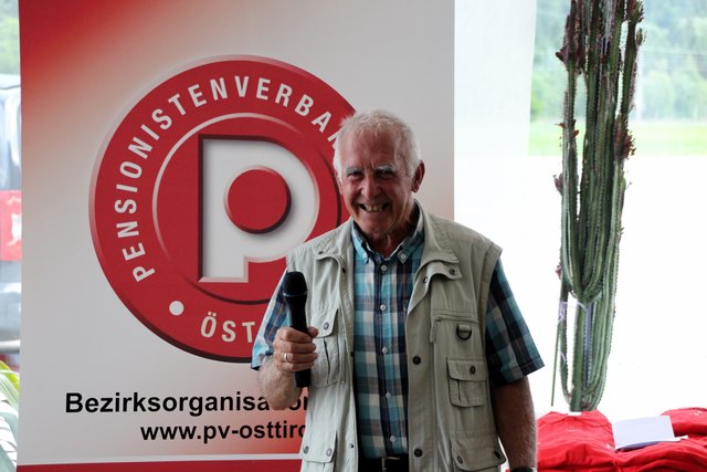 Ehrengast Obmann PVÖ Ortsgruppe Leisach - Peter Kalser