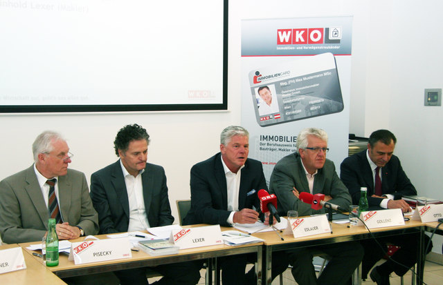 Die Immobilienexperten sind sich einig: Die Immobilienpreise stagnieren. Wenn auch auf zum Teil hohem Niveau | Foto: WKÖ/Blauensteiner