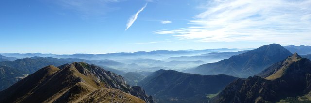 Höhenluft mit Klettersteigset und Sonne!
