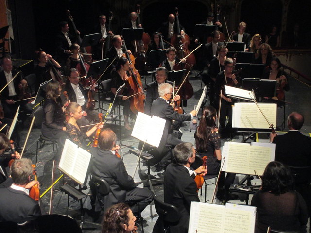 Ein Teil vom Grazer Philharmonisches Orchester...