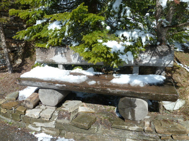 Mei Bankerl am Katschi