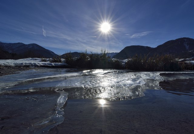 Winterstimmung am Pillersee im Tiroler Unterland