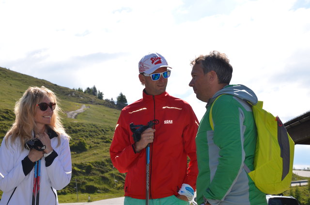 Gabi und Heinz Kuttin im Gespräch mit Fritz Strobl.