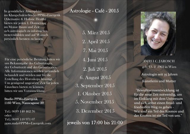 Termine Astro Cafe 2015