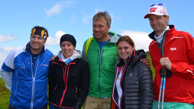 Josef Autischer (Bergbahnen Goldeck), Donna Pirker (WOCHE), Fritz Strobl, Sandra Kerschbaumer (WOCHE), Heinz Kuttin