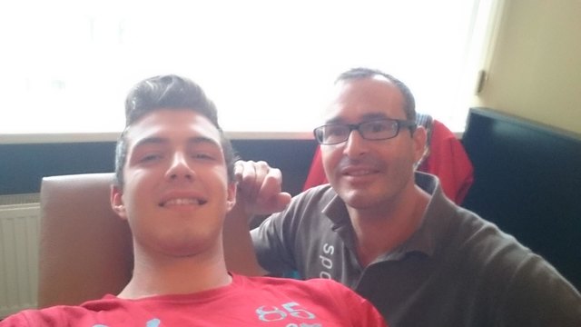 Florian Maier mit Robert Kummer