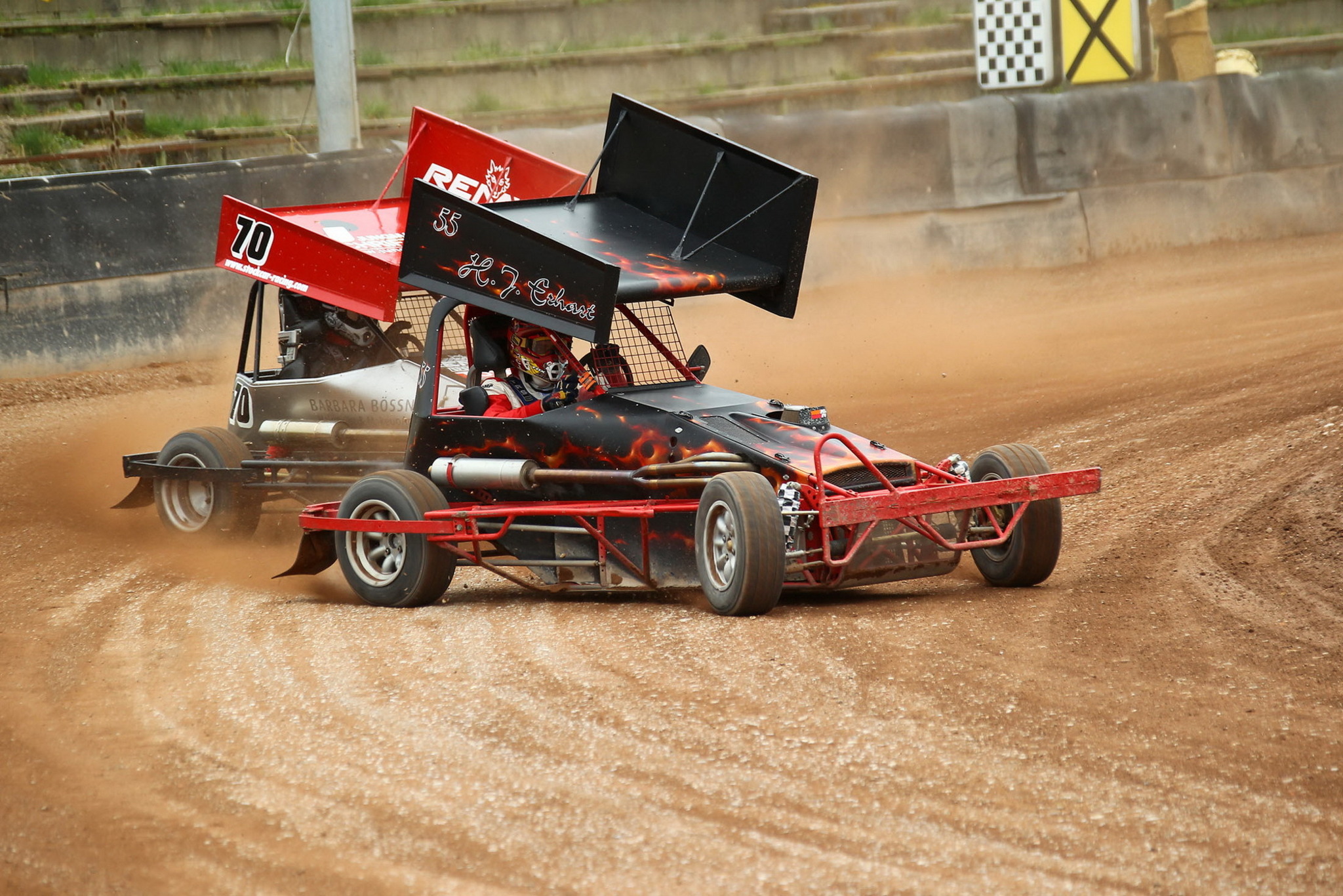 Luxus Stockcar Rennen In Der Nahe Bild