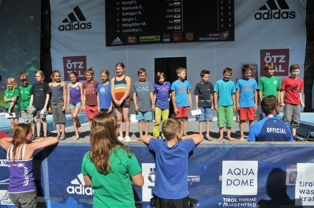 U12 Finalisten mit Ines und Alexander
