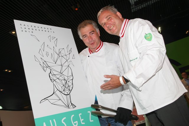 Michael Mrazeck (Fachgruppenobmann) und Gerd Raspotnig (Fachgruppengeschäftsführer) bei der Summer Adnight 2015. | Foto: Neumayr