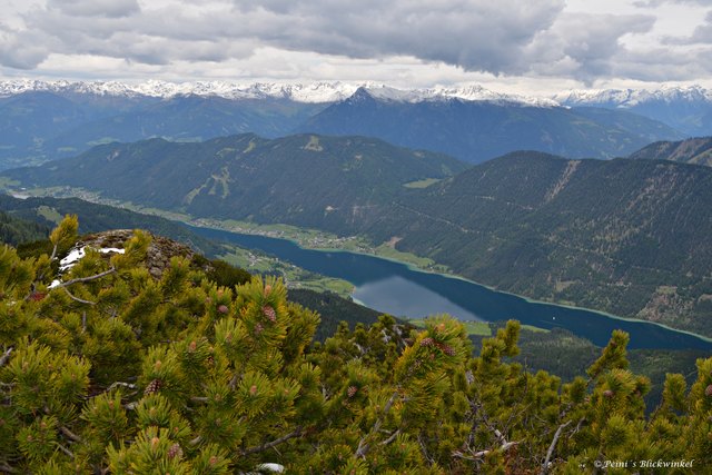 hoch über dem Weissensee...