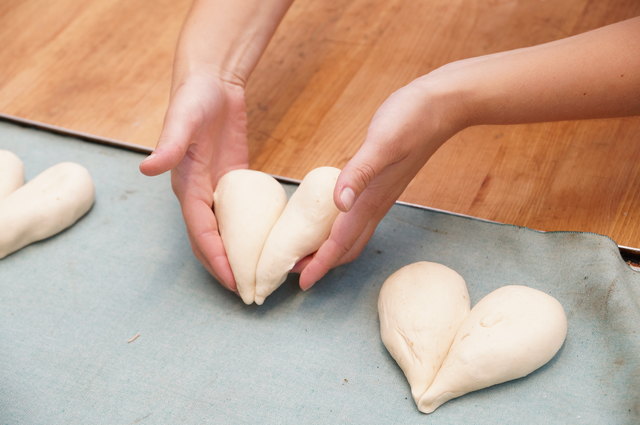 Laugenherzen für besondere Anlässe.