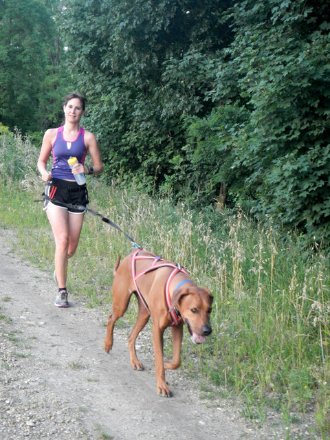 Claudia Lehner mit Awi von den speedrunnern Burgenland © SpeedRunners.at