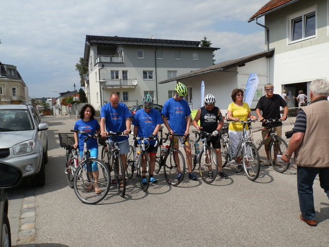 Teil der Radgruppe 2014