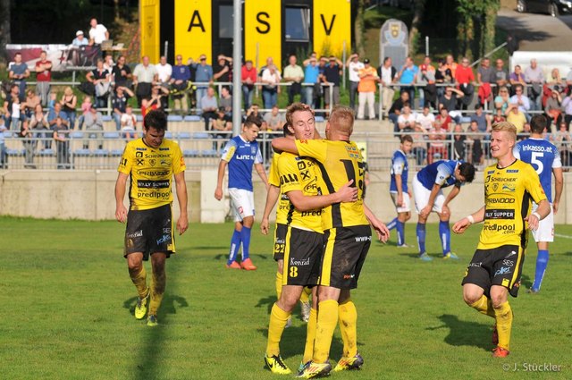 1. Runde des ÖFB-Cup: Auch gegen Kapfenberg möchten Bernhard Fauland & Co. jubeln.