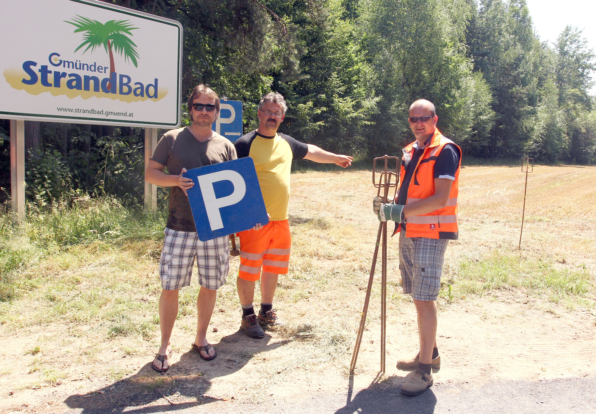 Zusätzliche 100 Parkplätze für das Strandbad - Gmünd
