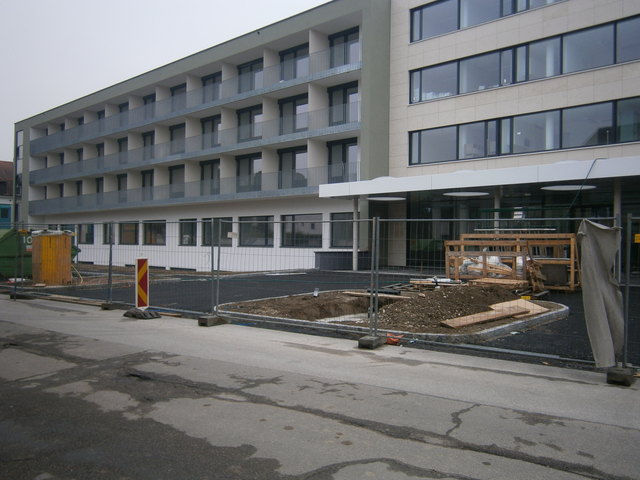 Eingangsbereich in Arbeit