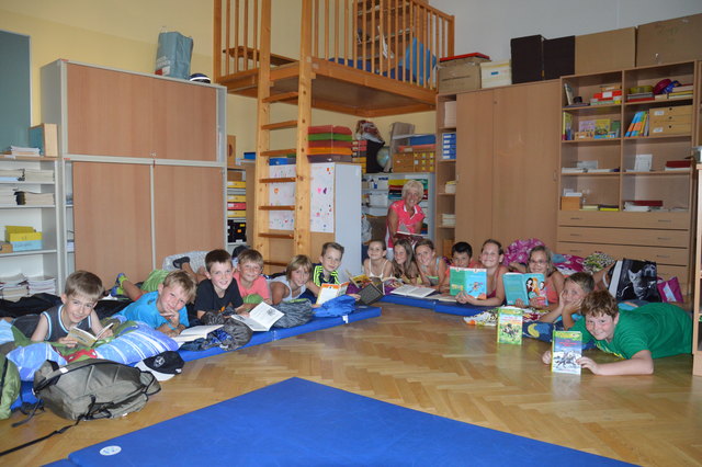 Lustige Lesenacht in der Volksschule St. Veit
