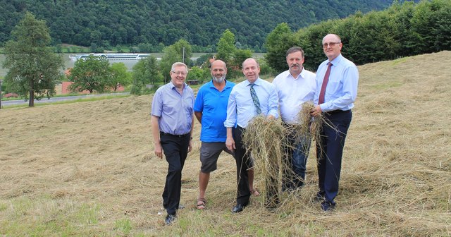 Der "Kopf" der Pflegegemeinschaft Alois Sigl (2.v.li.) mit Friedrich Bernhofer, Max Hiegelsberger, Johann Hofer und Herbert Strasser. | Foto: Gemeinde Waldkirchen