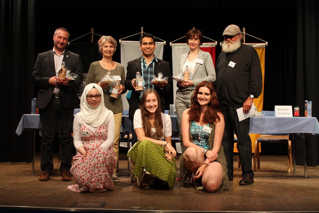 M. Feyersinger, L. Herbst, M. Glößl, C. Brunner, D. Grabe, F. Demiröz, K. Neumayer, S. Wörgötter | Foto: Tereza Crnjac, HAK-Kitzbühel