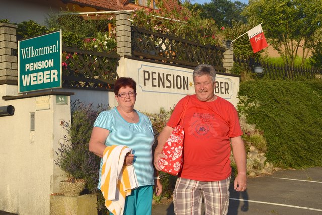 Thermengäste aus Leidenschaft: Ingrid und Gottfried Oberndorfer aus Niederösterreich kommen jedes Jahr.