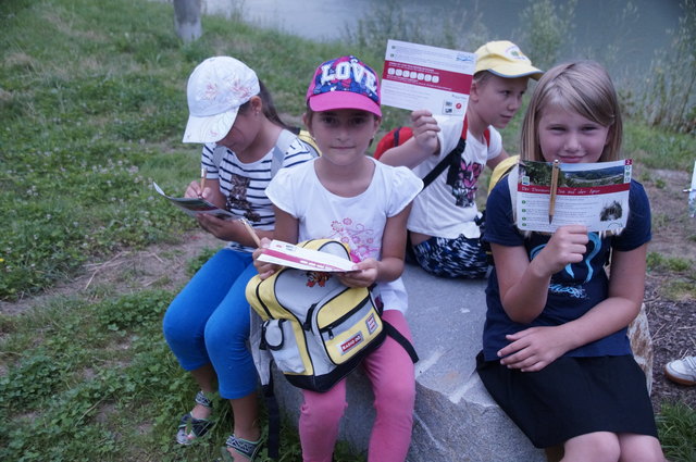 Am 6. Juli wurde die Rätselreise rund um das Haus am Strom von einer Schulklasse der Volksschule Engelhartszell getestet. Die Schüler zeigten sich begeistert von den neuen Rätseln entlang der Donau.