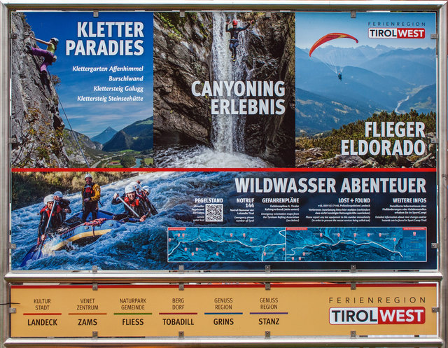 Diese Werbung "Wasser Erlebnis" ist künftig wohl überflüssig? © Ing. Günter Kramarcsik