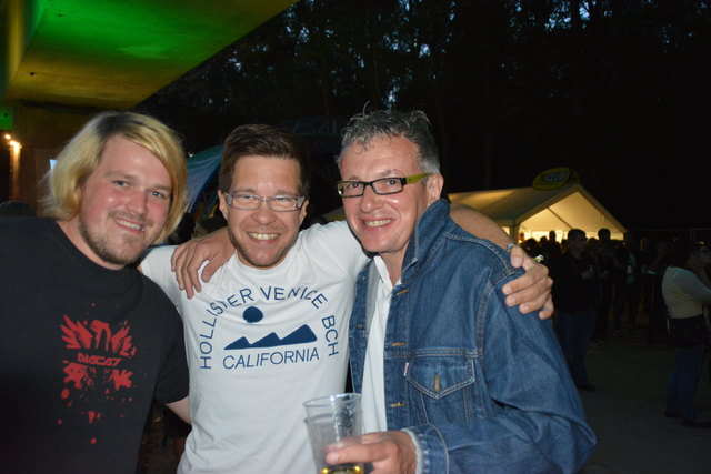 Bezirksblätter-Team: Daniel Butter, Christian Trinkl und Gourmet August Teufl. | Foto: Schmied