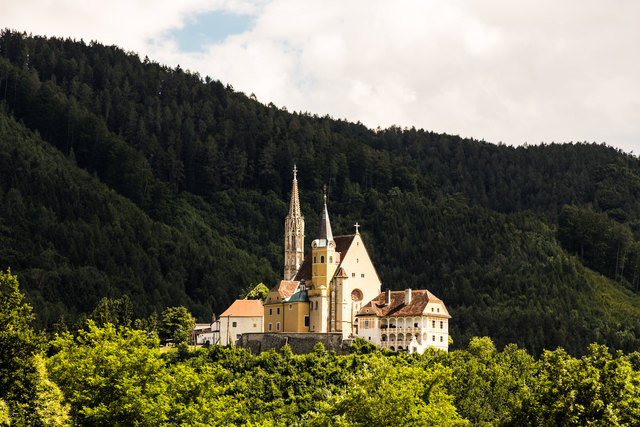 Wenn es die Zeit erlaubt, dann ist die Kirche Maria-Straßengel das Laufziel für Alexandra Milleder-Wagner