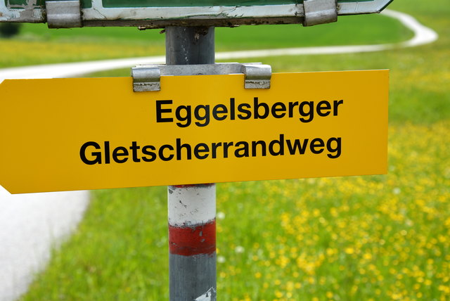 Der Eggelsberger Gletscherrandweg wurde im Vorjahr eröffnet.