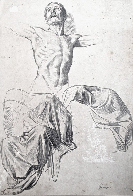 Zeichnung von Christian Griepenkerl (1836-1916)