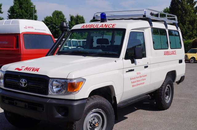 Der Krankentransporter welcher von der Missionsarbeitsgemeinschaft Stadl-Paura umgebaut wurde. | Foto: privat