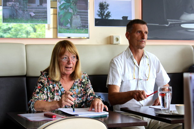 Christine Muchsel und Wolfgang Veit, BI "Steinhof als Gemeingut erhalten und gestalten"